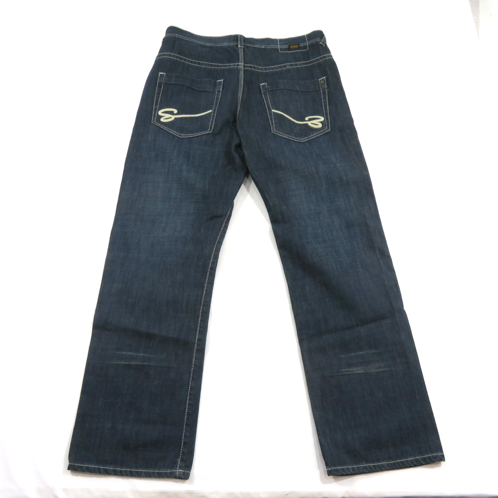 Shady LTD Jeans Men’s Y2K Baggy Dark Wash Sz 36x34 Embroidered Pocket Eminem
